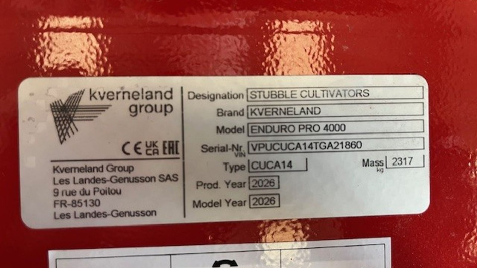 Sonstiges van het type Kverneland Enduro Pro 4000, Gebrauchtmaschine in Skærbæk (Foto 6)