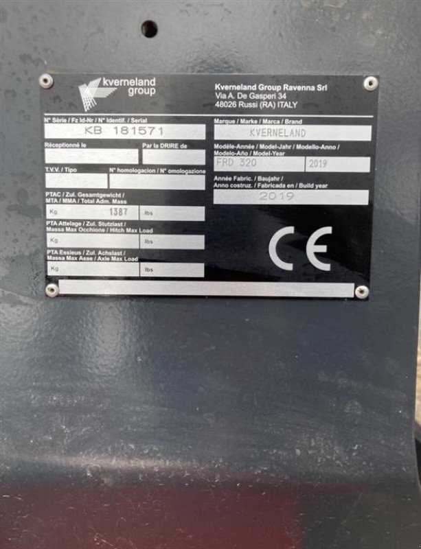 Sonstiges of the type Kverneland FRD 320, Gebrauchtmaschine in Søllested (Picture 3)
