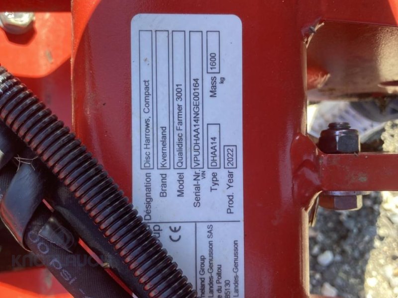 Sonstiges des Typs Kverneland Qualidisc Farmer3001, Neumaschine in Stockach (Bild 7)