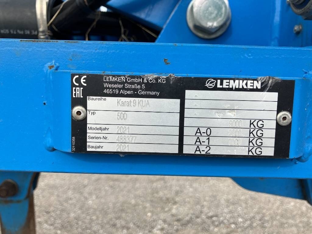 Sonstiges typu Lemken Karat 9/500, Gebrauchtmaschine v Aalestrup (Obrázek 3)