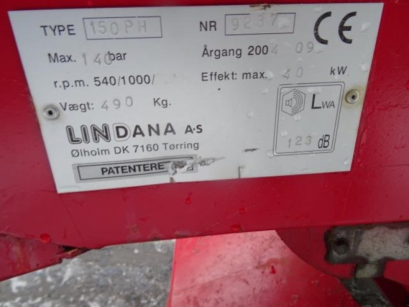 Sonstiges typu Linddana TP 150 PH, Gebrauchtmaschine w Ribe (Zdjęcie 2)