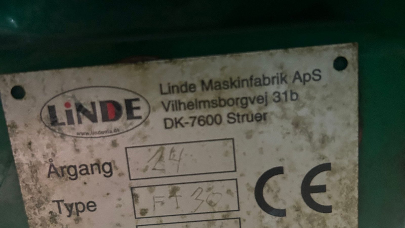 Sonstiges Türe ait Linde 3 Ton, Gebrauchtmaschine içinde Asperup (resim 5)