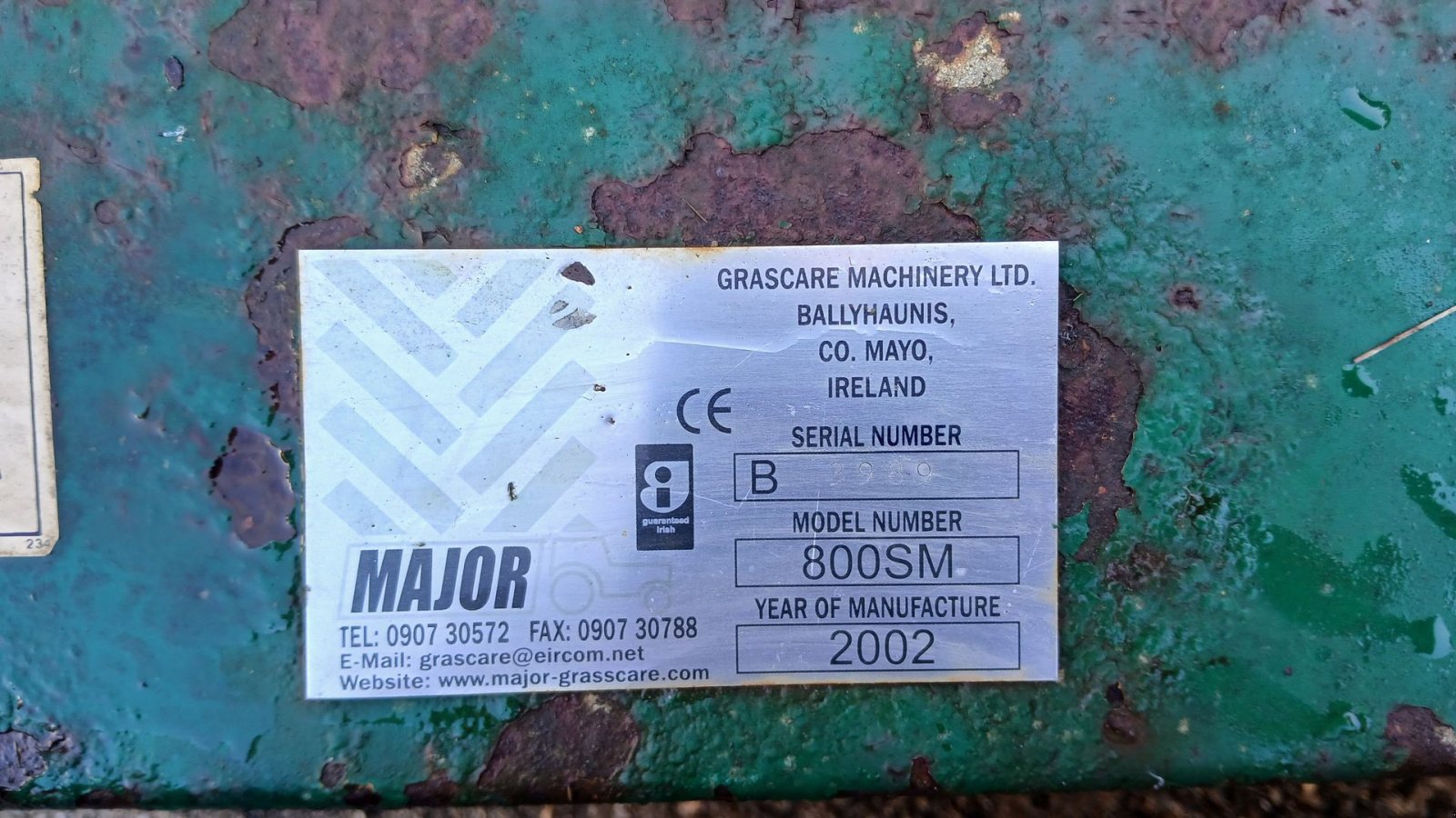 Sonstiges typu Major 800SM Grass Topper, Gebrauchtmaschine v Varde (Obrázek 5)