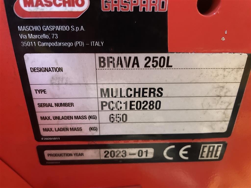 Sonstiges des Typs Maschio Brava 250, Gebrauchtmaschine in Hadsten (Bild 4)