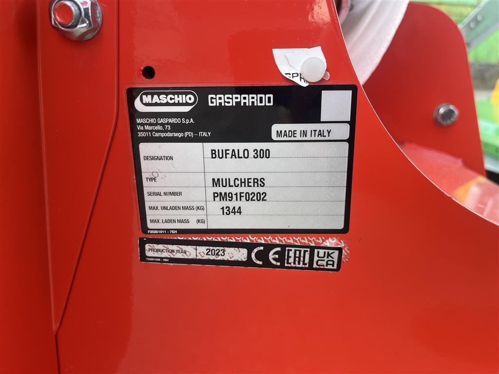 Sonstiges des Typs Maschio Bufalo 300 Afpudser., Gebrauchtmaschine in Spøttrup (Bild 3)