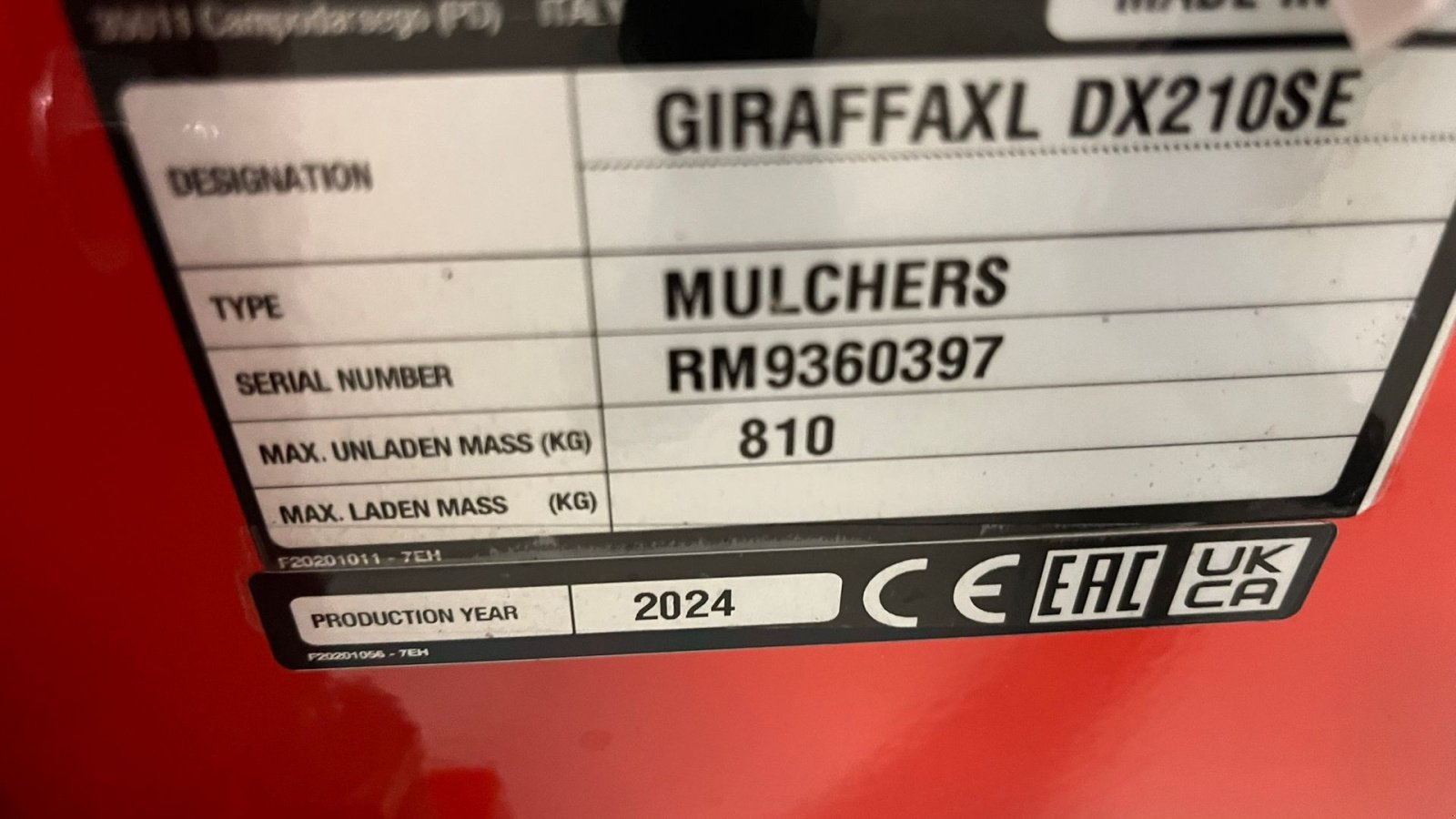 Sonstiges typu Maschio Giraffa XL 210 SE, Gebrauchtmaschine v Nørager (Obrázok 3)