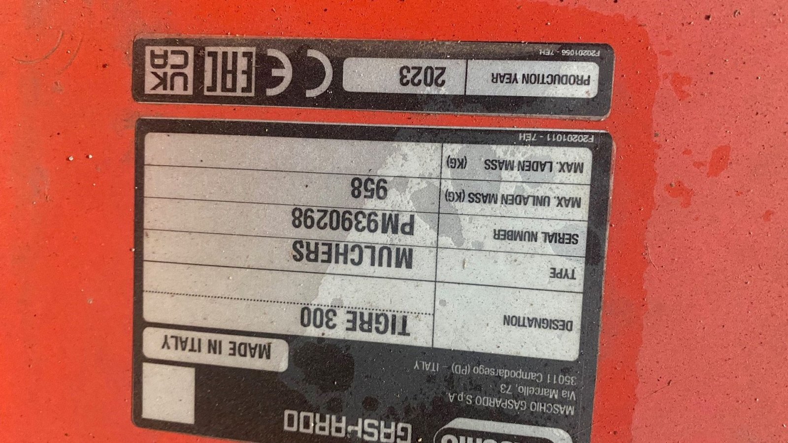 Sonstiges типа Maschio Tigre 300, Gebrauchtmaschine в Ringe (Фотография 2)