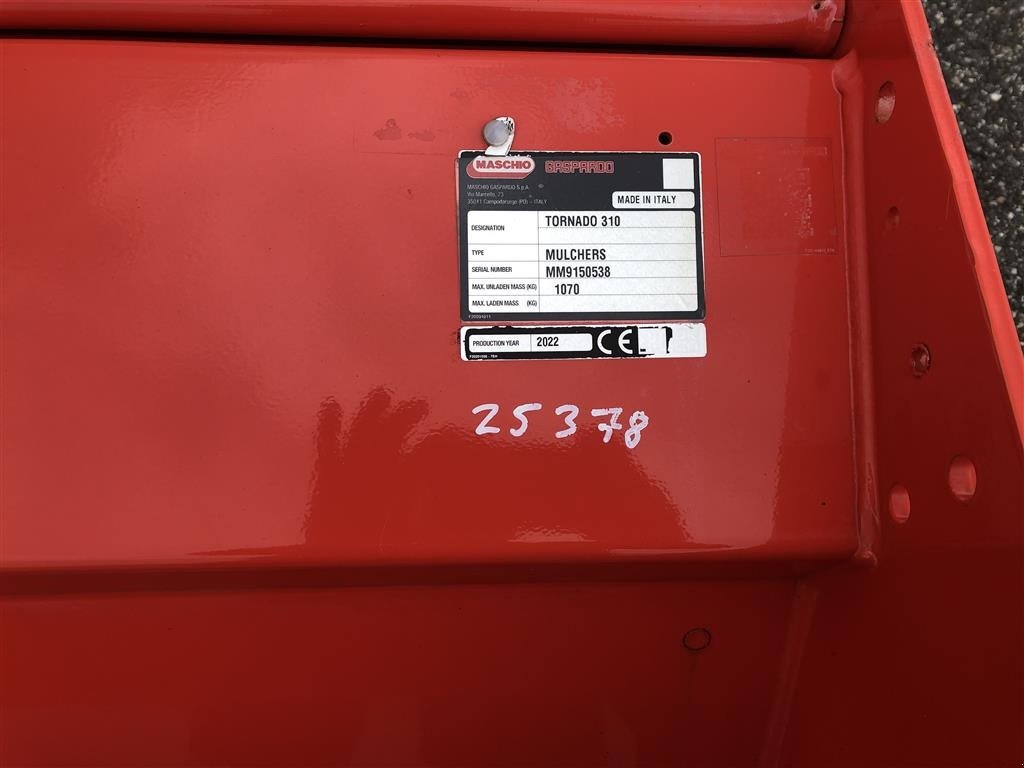 Sonstiges typu Maschio Tornado 310 PÅ LAGER TIL OMGÅENDE LEVERING, Gebrauchtmaschine v Holstebro (Obrázek 3)