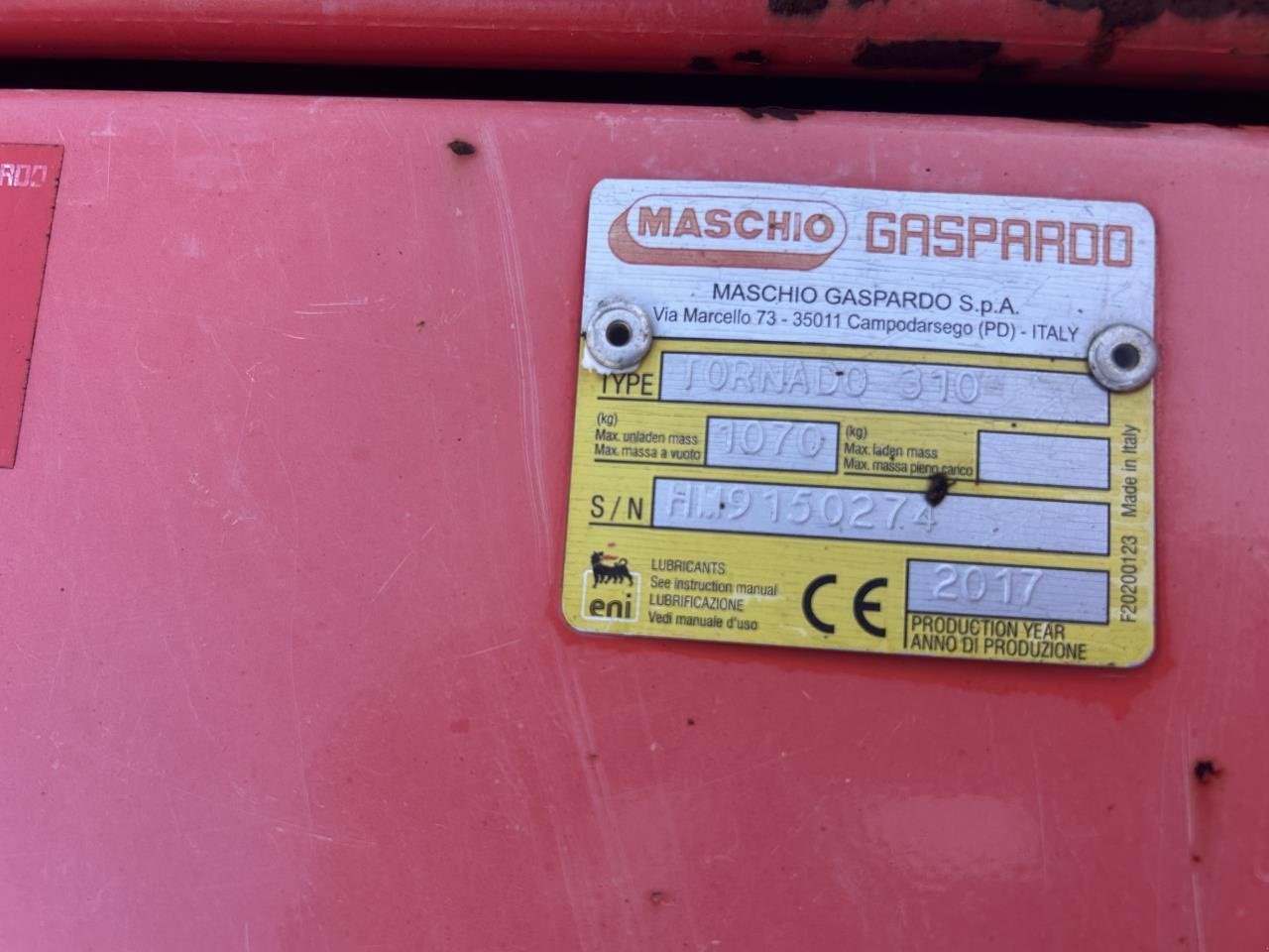 Sonstiges del tipo Maschio TORNADO 310, Gebrauchtmaschine In Jelling (Immagine 4)