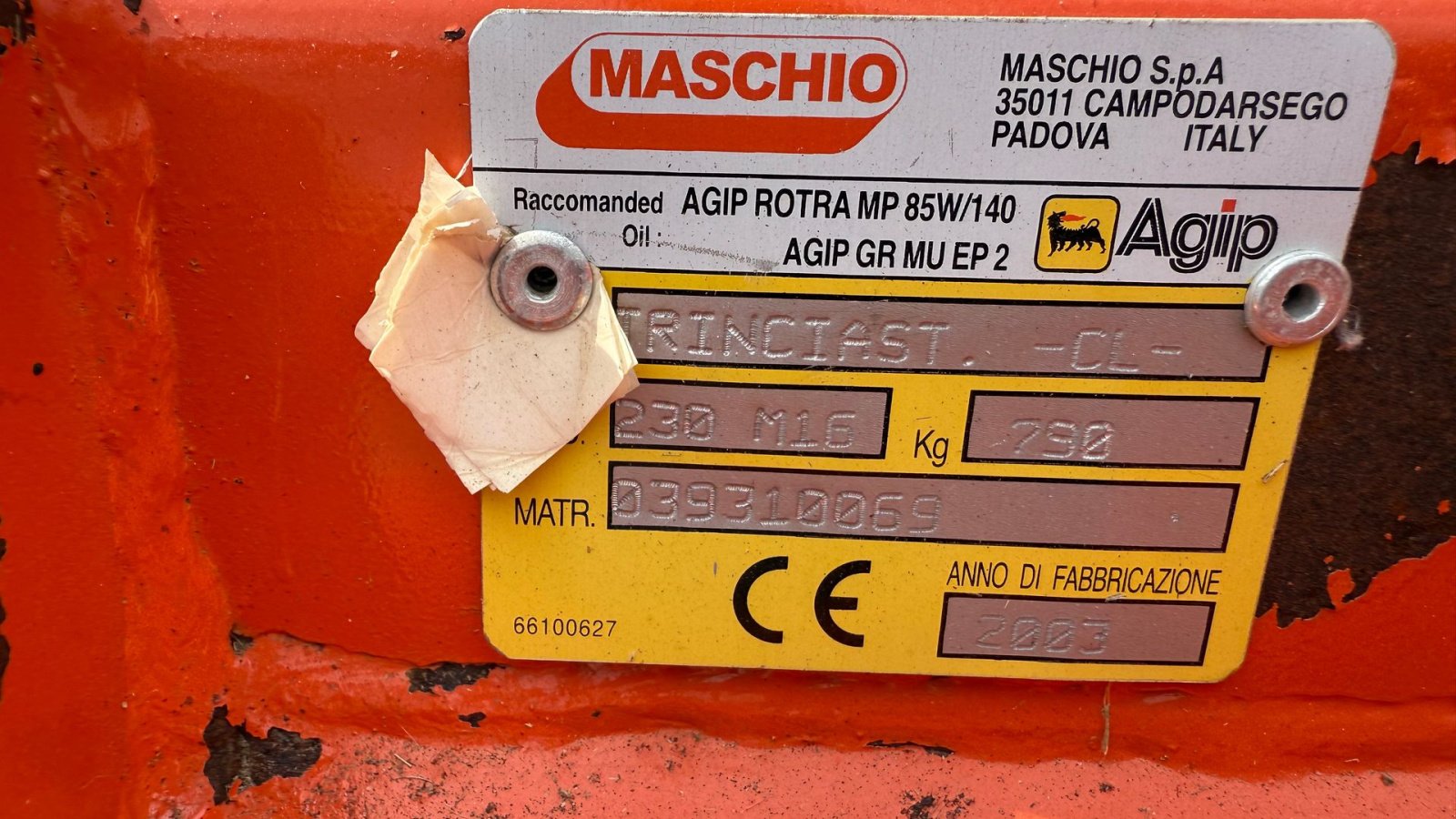 Sonstiges tipa Maschio Trincia, Gebrauchtmaschine u Aabenraa (Slika 2)