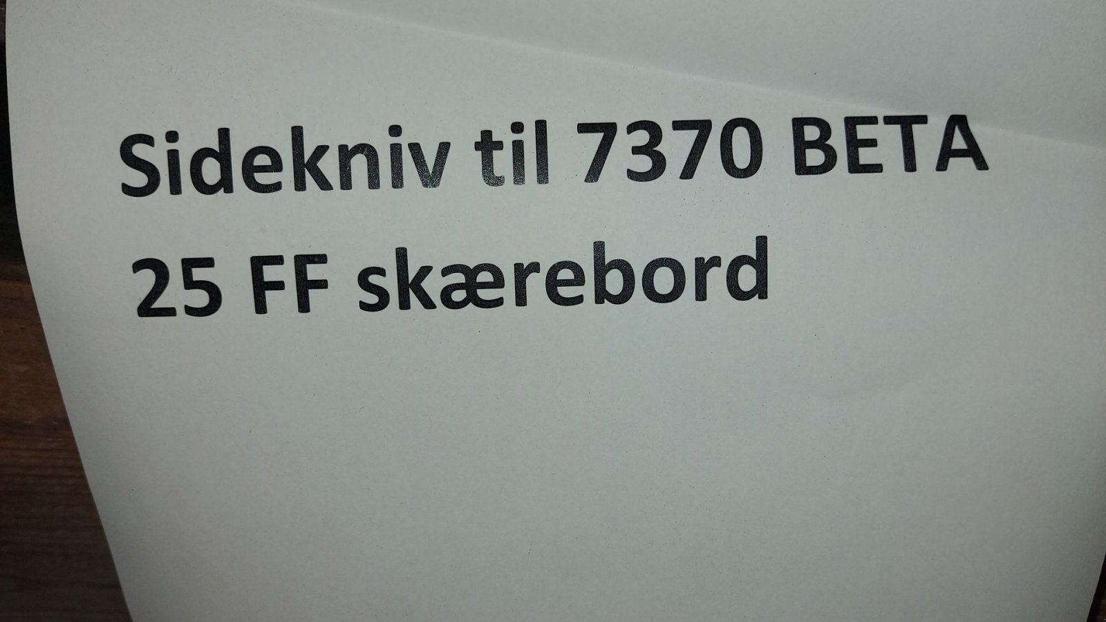 Sonstiges a típus Massey Ferguson Højre El til 20-25 FF Massey Ferguson, Gebrauchtmaschine ekkor: Nykøbing M (Kép 2)
