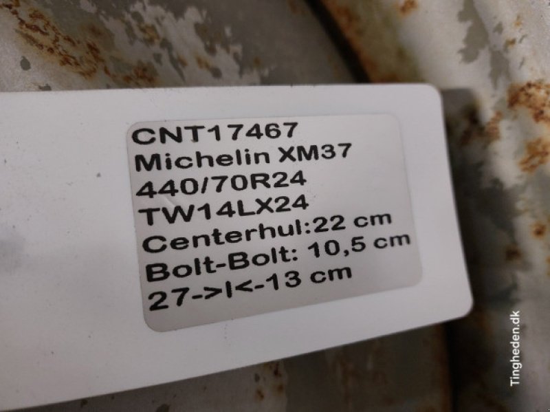 Sonstiges typu Michelin 24"   440/70R24, Gebrauchtmaschine v Hemmet (Obrázek 16)