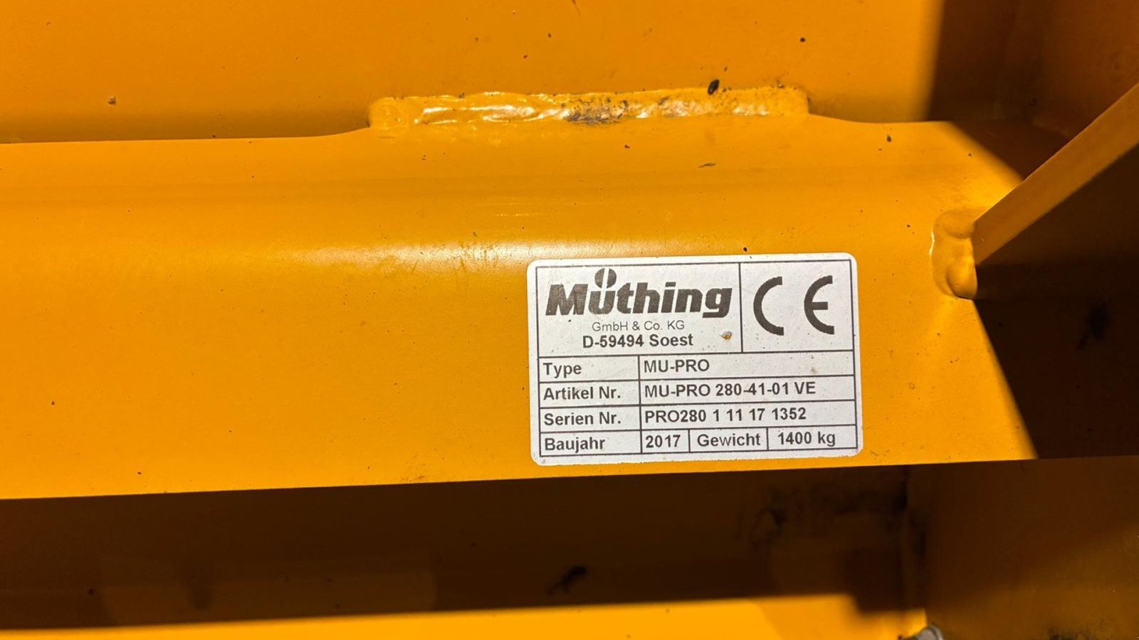 Sonstiges typu Müthing MU-M/S 250 + MU-PRO 280, Gebrauchtmaschine w Haderslev (Zdjęcie 6)