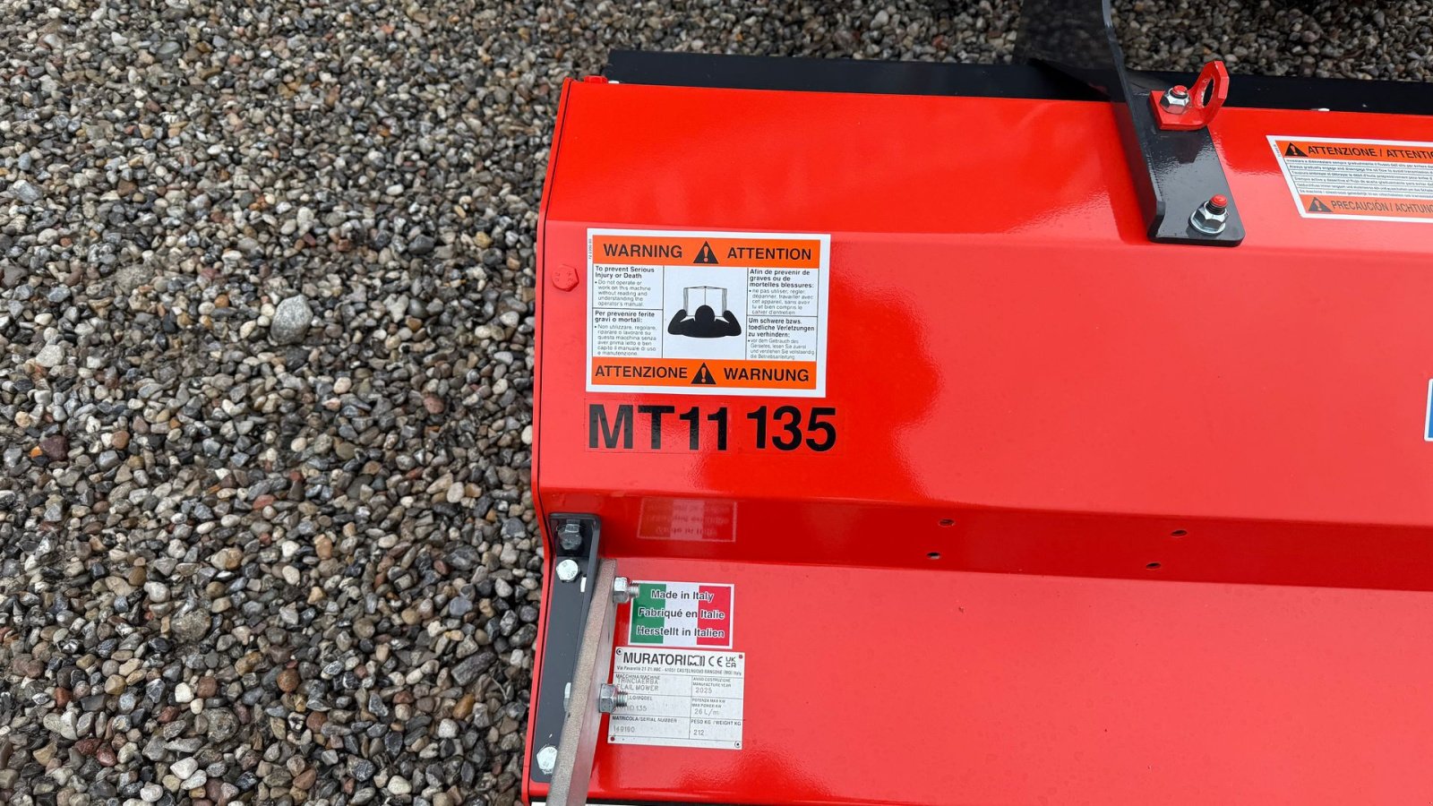 Sonstiges des Typs Muratori MT 11 135cm Slagleklipper, Gebrauchtmaschine in Hadsten (Bild 5)