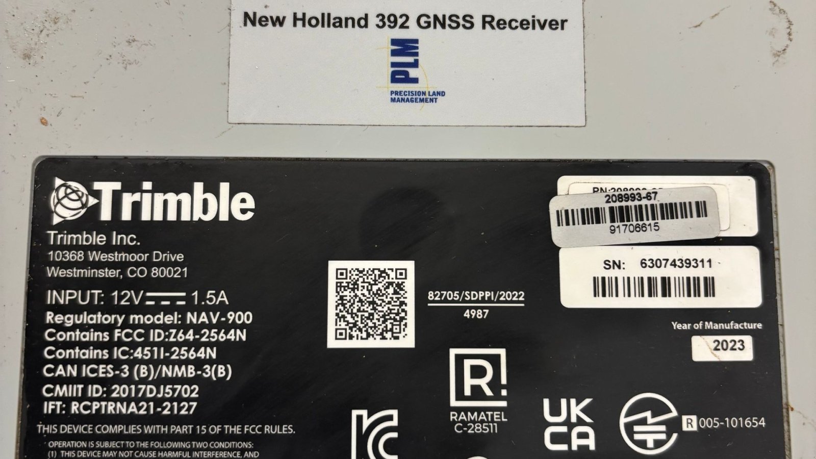 Sonstiges tip New Holland CNH GPS anetenne 392 med Navcontroller, Gebrauchtmaschine in Løgstør (Poză 3)