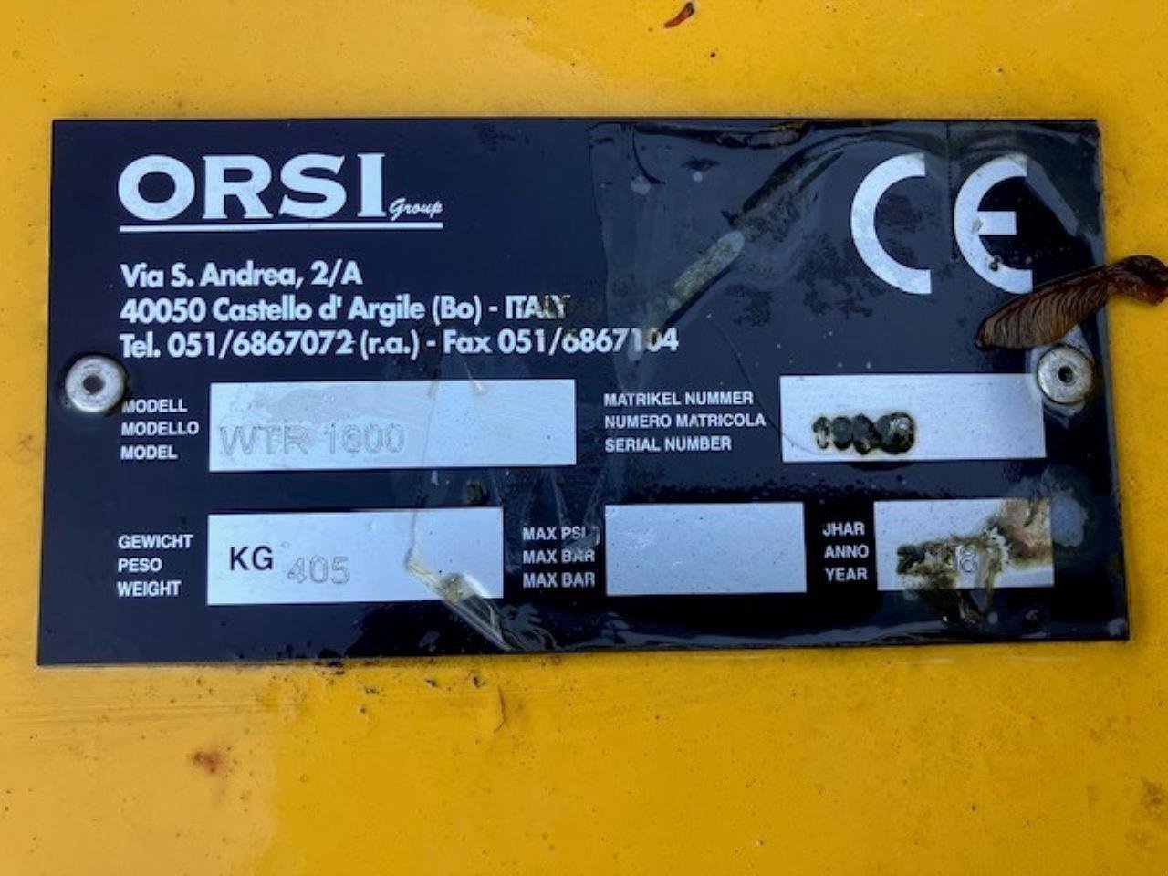 Sonstiges typu Orsi 1600 MULCHMASKINE, Gebrauchtmaschine w Brønderslev (Zdjęcie 2)