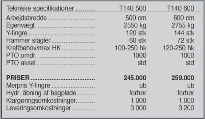 Sonstiges a típus Ortolan T 140 5 m., Gebrauchtmaschine ekkor: Vrå (Kép 4)
