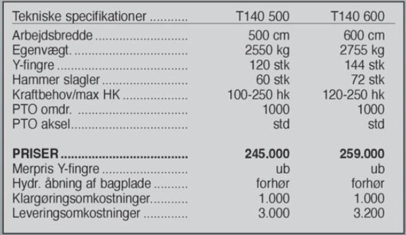 Sonstiges des Typs Ortolan T 140 6 m., Gebrauchtmaschine in Vrå (Bild 4)