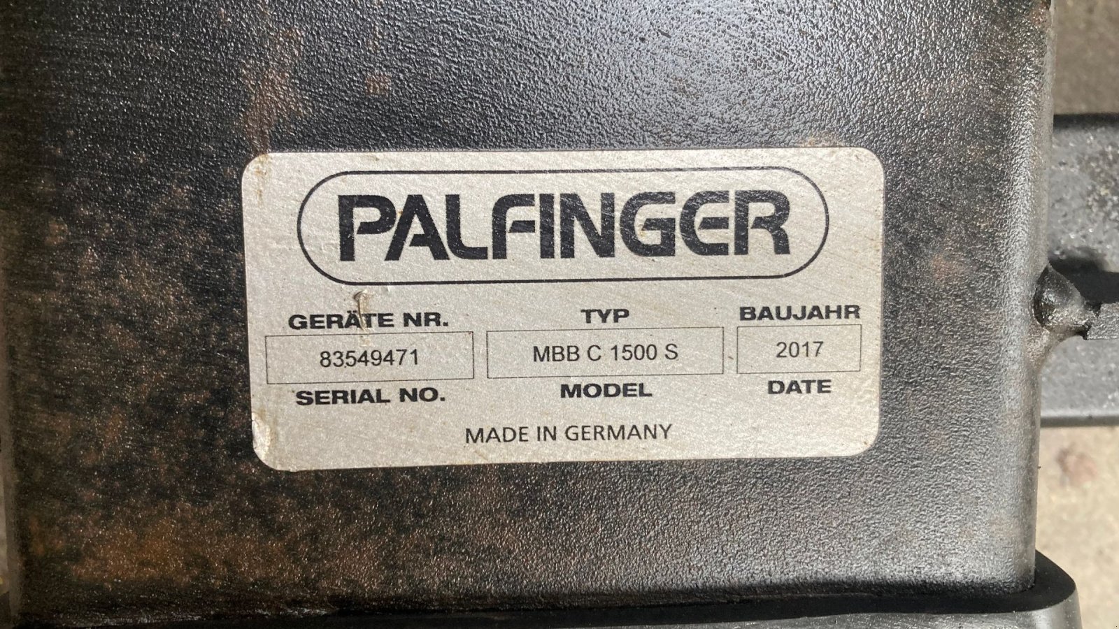 Sonstiges tipa Palfinger MBB C 1500, Gebrauchtmaschine u Bramming (Slika 6)