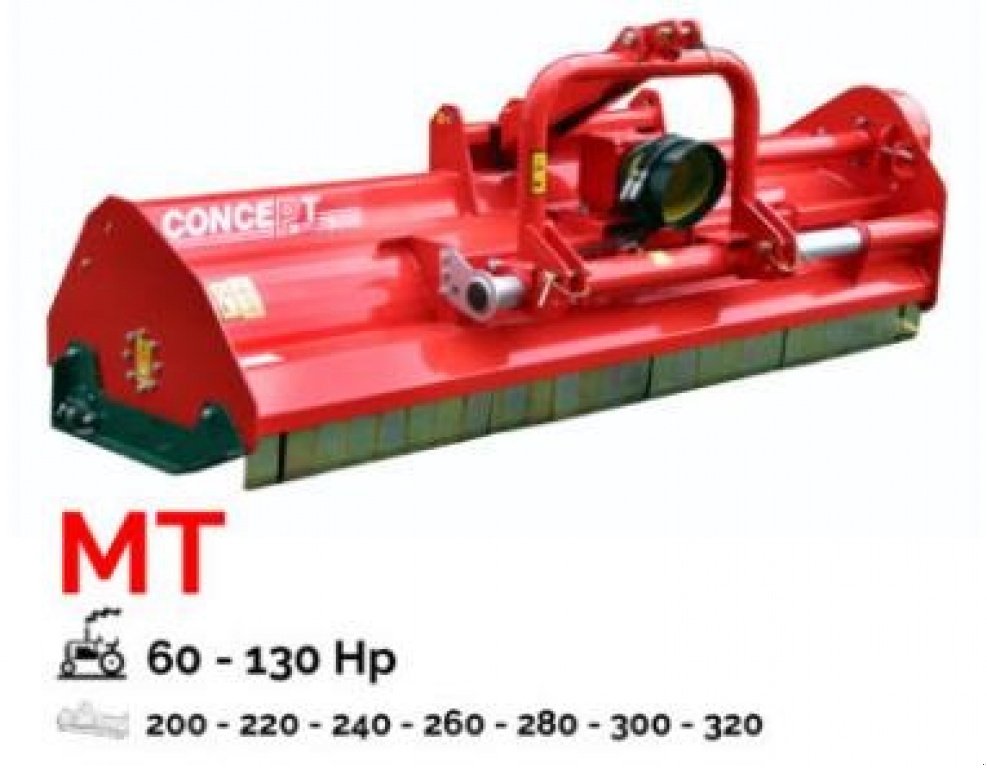 Sonstiges tip Perugini MT220 Slagleklipper Bagmonteret m. hydr. Sideforskydning, Gebrauchtmaschine in Ringkøbing (Poză 2)