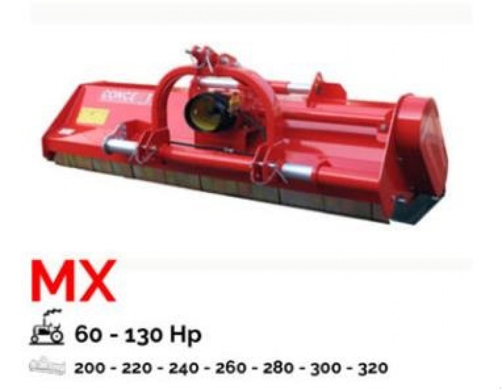 Sonstiges des Typs Perugini MX220 Slagleklipper Bagmonteret m. hydr. Sideforskydning, Gebrauchtmaschine in Ringkøbing (Bild 2)
