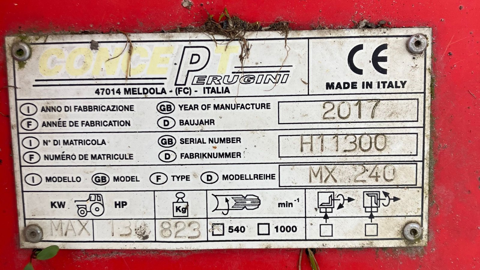 Sonstiges типа Perugini perugini mx 240, Gebrauchtmaschine в Glamsbjerg (Фотография 3)