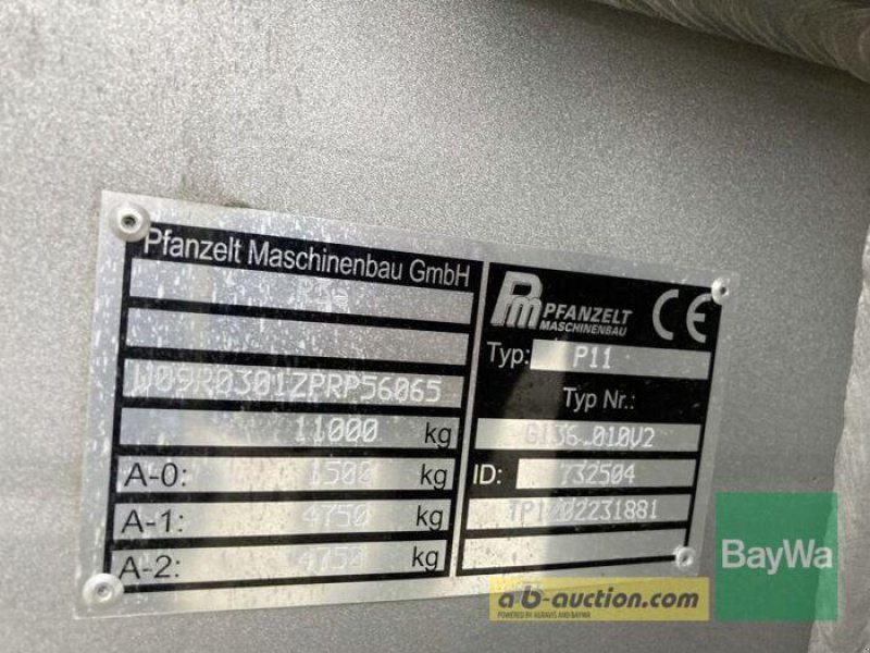 Sonstiges typu Pfanzelt RW P11+, Gebrauchtmaschine v Giebelstadt (Obrázek 12)