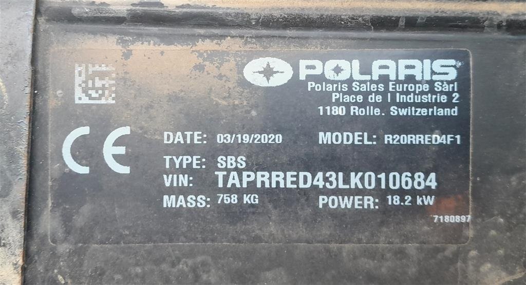 Sonstiges типа Polaris 1000 Diesel, Gebrauchtmaschine в Horsens (Фотография 8)