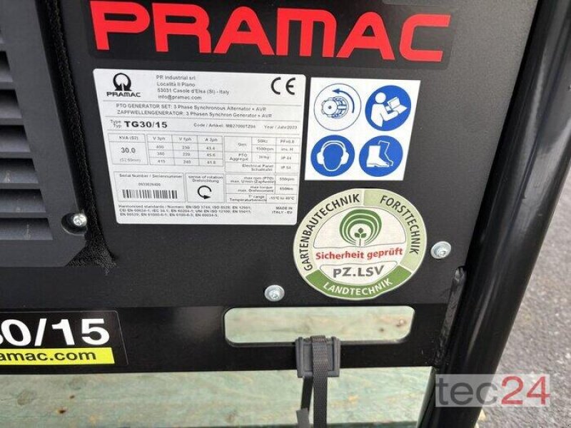Sonstiges типа Pramac TG 30/15 Zapfwellengenerator, Neumaschine в Wipperfürth (Фотография 3)