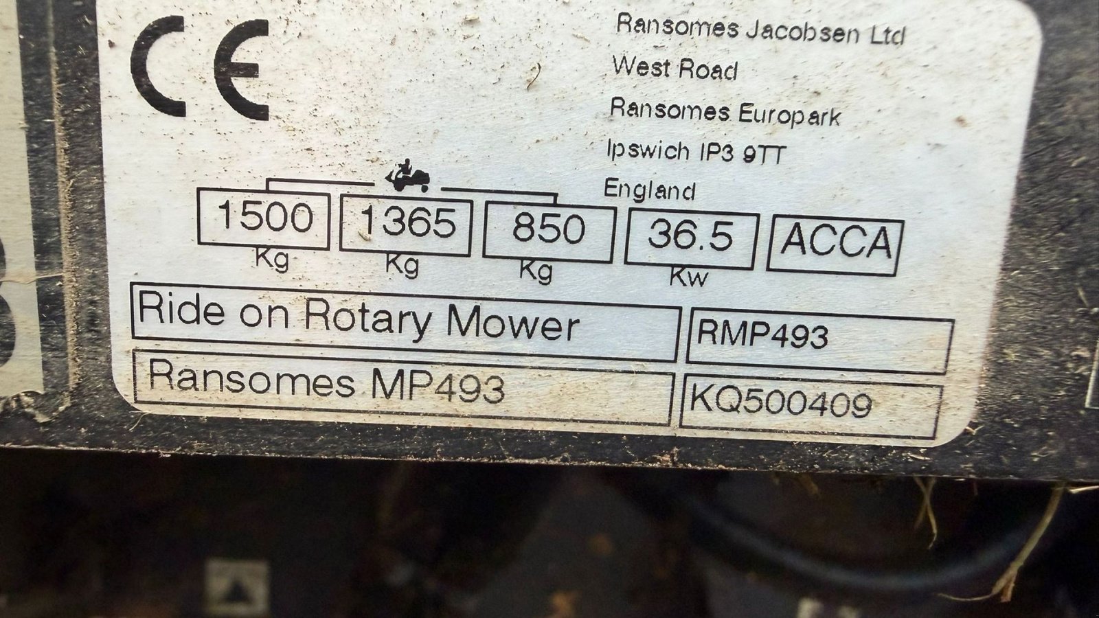 Sonstiges za tip Ransomes MP 493, Gebrauchtmaschine u Saksøbing (Slika 3)