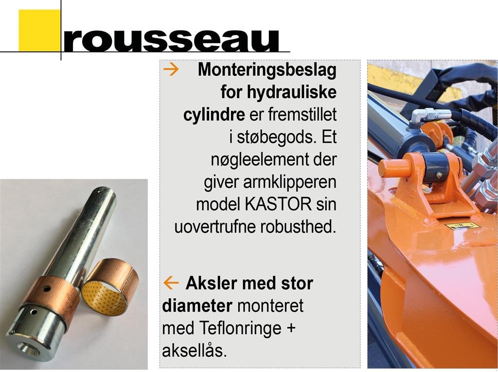 Sonstiges a típus Rousseau KASTOR 535PA hydr. 5,51 meter armklipper, Gebrauchtmaschine ekkor: Ringsted (Kép 5)