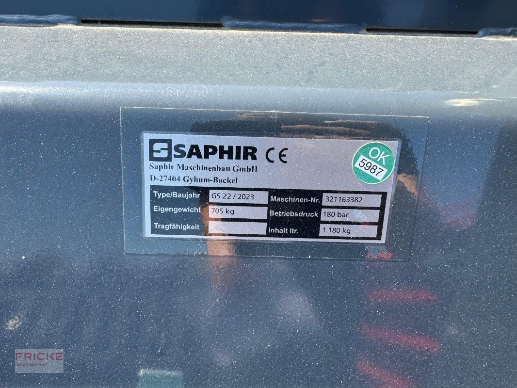 Sonstiges typu Saphir GS 22 Torion, Neumaschine w Bockel - Gyhum (Zdjęcie 2)