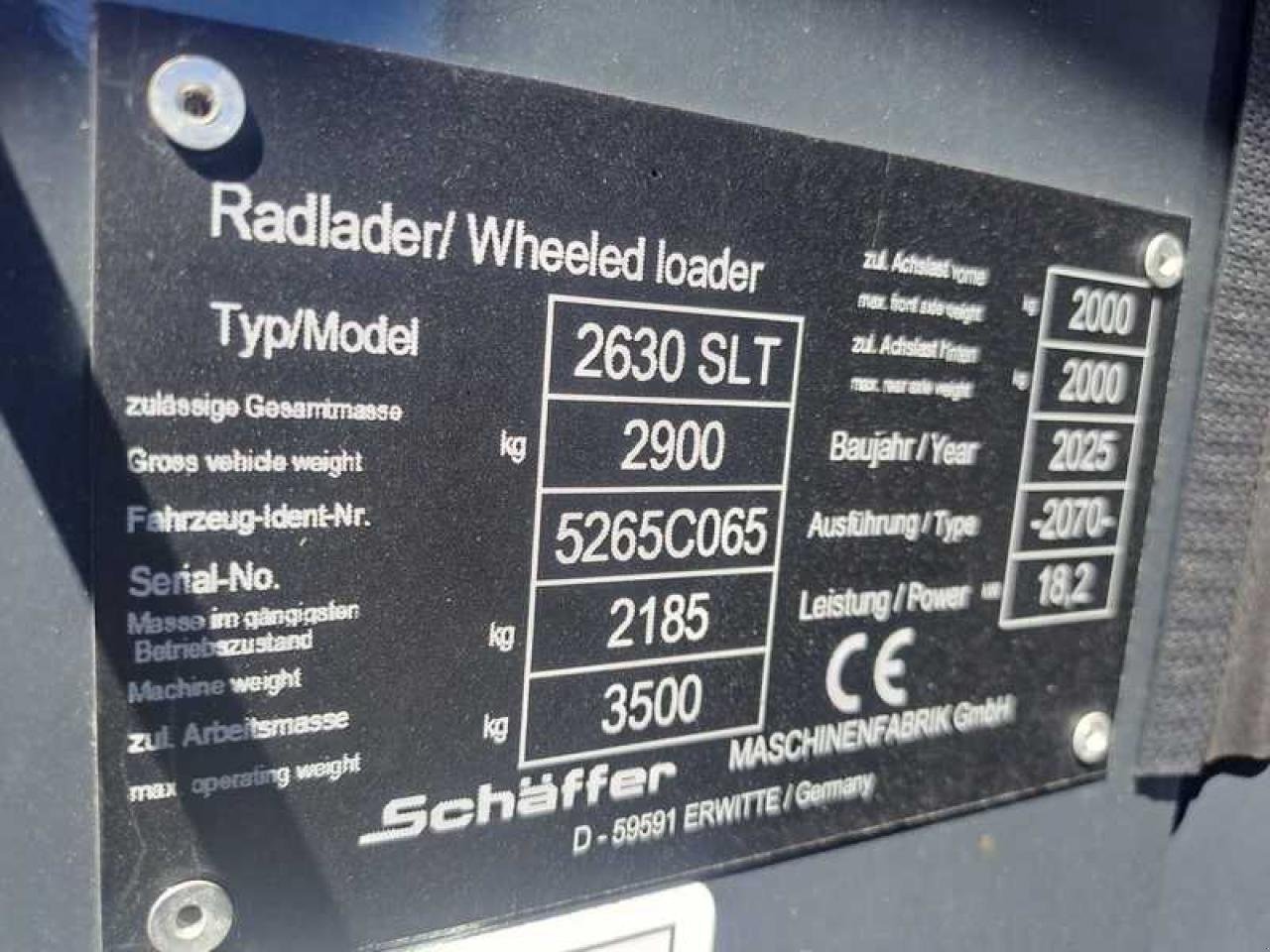 Sonstiges типа Schäffer 2630 SLT, Neumaschine в Vehlow (Фотография 8)