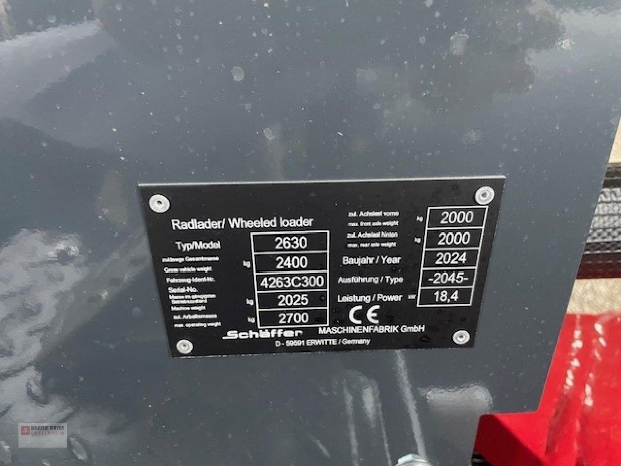 Sonstiges типа Schäffer 2630, Neumaschine в Gottenheim (Фотография 3)