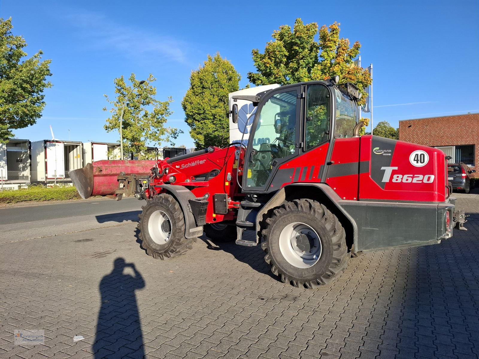 Sonstiges tip Schäffer 8620T - 2 mit 40km/h, Klima,  95 kW, Gebrauchtmaschine in Altenberge (Poză 9)