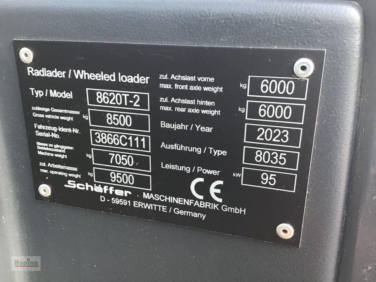 Sonstiges del tipo Schäffer 8620T, Gebrauchtmaschine In Bakum (Immagine 14)
