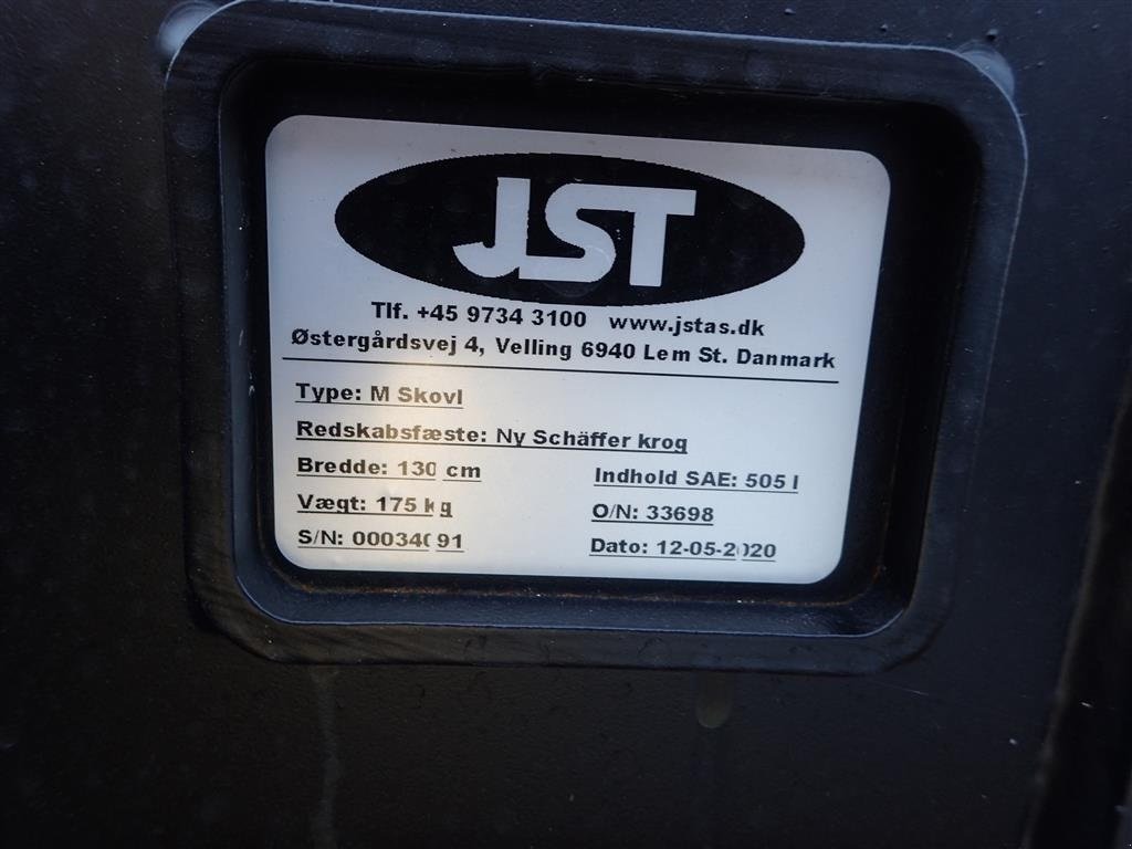 Sonstiges des Typs Schäffer Skovl 130 cm, Gebrauchtmaschine in Egtved (Bild 4)