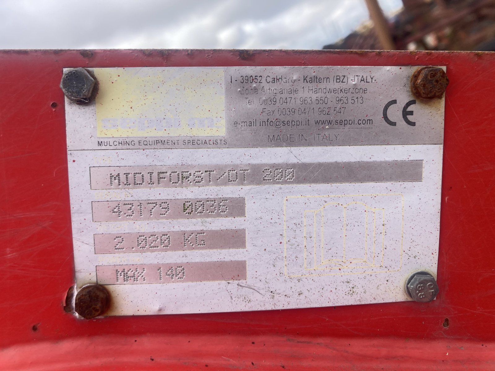 Sonstiges tip Seppi MIDIFORST DT 200, Gebrauchtmaschine in Thisted (Poză 4)