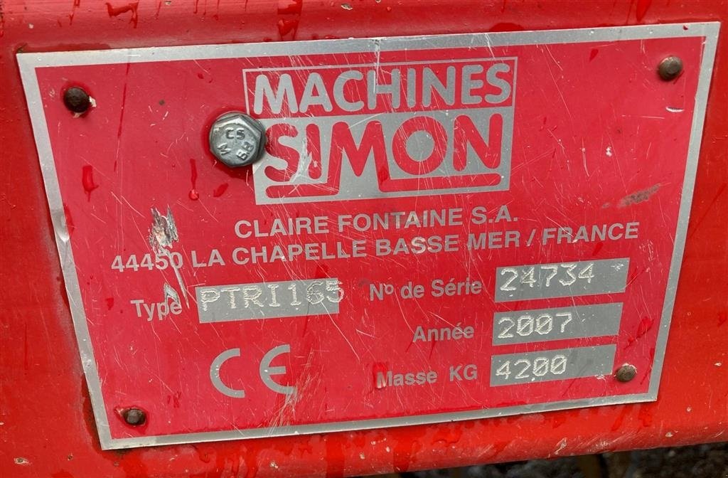 Sonstiges tip Simon PTRI165, Gebrauchtmaschine in Horsens (Poză 11)