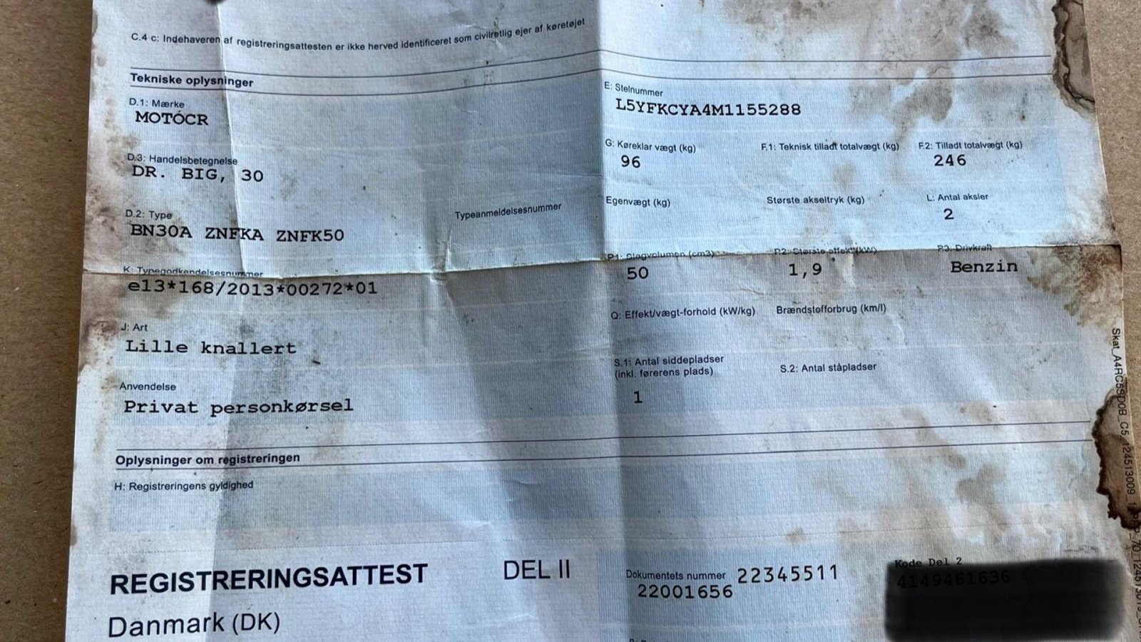 Sonstiges vrste Sonstige - - - Knallert 30  DR.BIG 30, Gebrauchtmaschine v Lintrup (Slika 19)