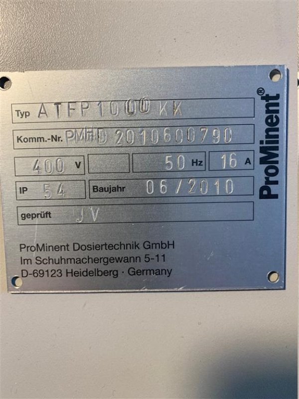 Sonstiges des Typs Sonstige 1 stk. ProMinent Ultromat ATFP doseringssystem, Gebrauchtmaschine in Egtved (Bild 4)