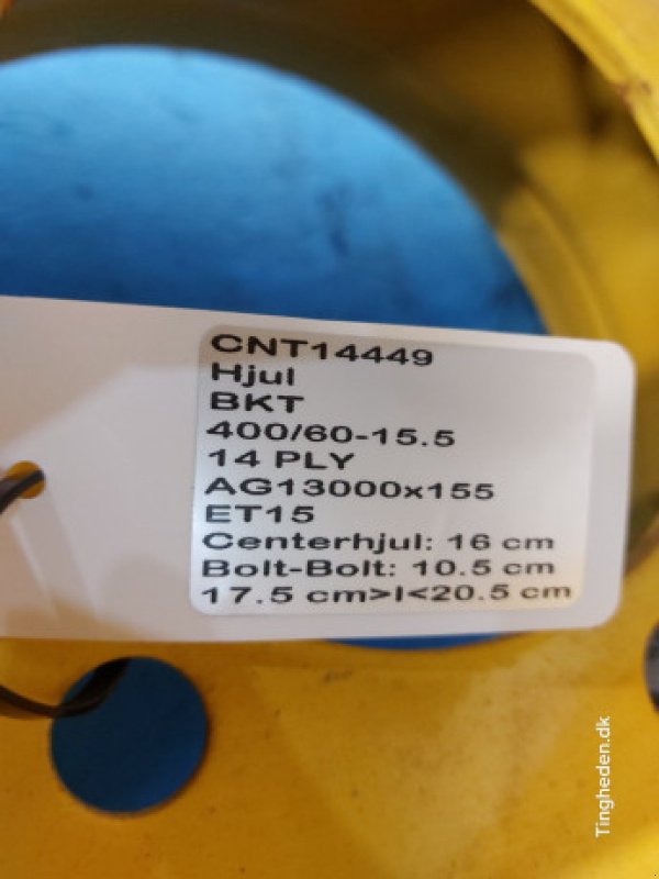 Sonstiges typu Sonstige 15.5"   400/60-15.5, Gebrauchtmaschine v Hemmet (Obrázek 14)