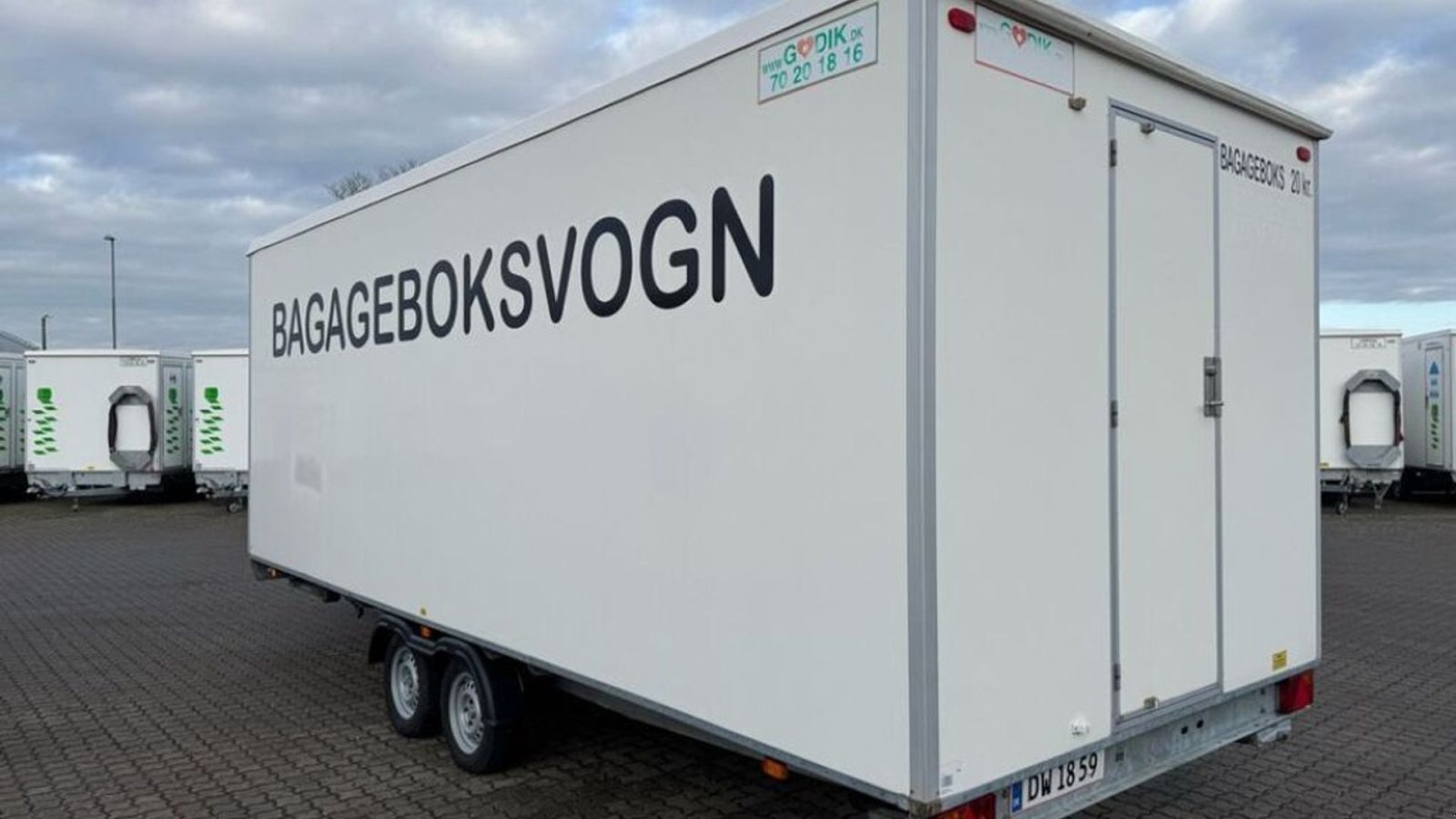 Sonstiges tipa Sonstige 1900 Bagagebox vogn m. 54 skabe, Gebrauchtmaschine u Rødovre (Slika 4)