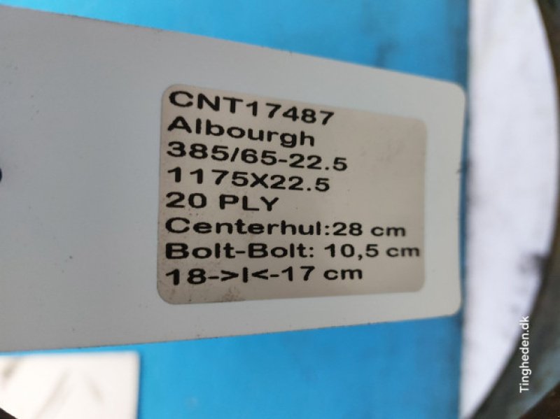 Sonstiges des Typs Sonstige 22.5"   385/65-22.5, Gebrauchtmaschine in Hemmet (Bild 20)