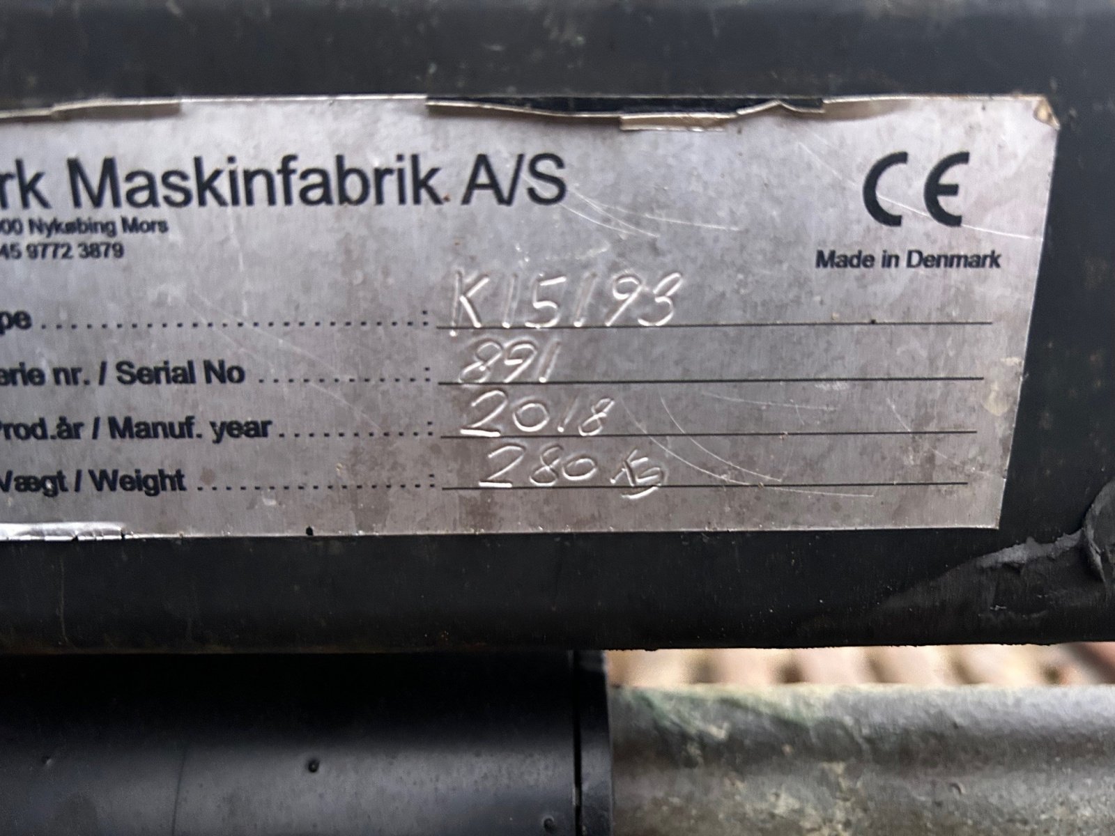 Sonstiges типа Sonstige 2500KG HYDR. SAMLE/S, Gebrauchtmaschine в Thisted (Фотография 4)