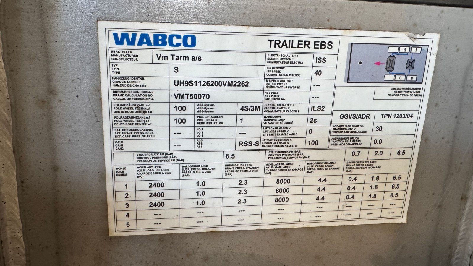 Sonstiges des Typs Sonstige 3 akslet, Gebrauchtmaschine in Haderup (Bild 6)