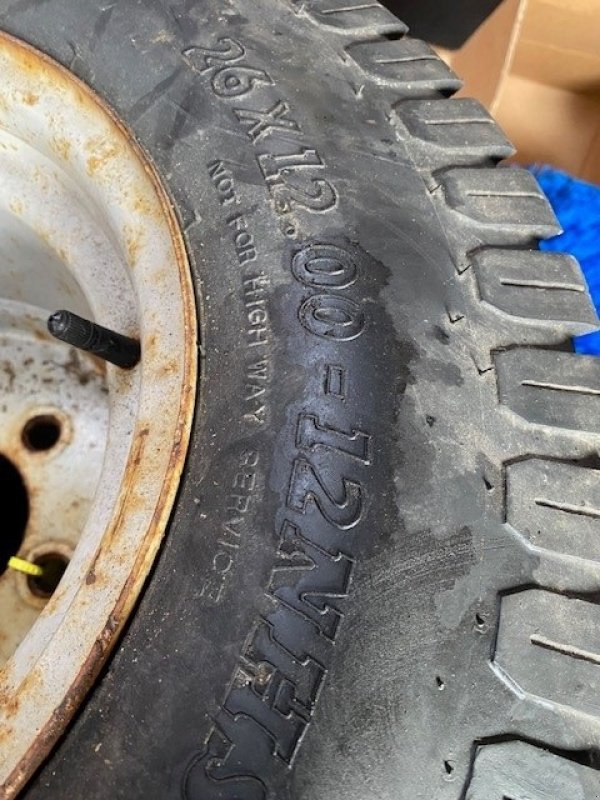 Sonstiges tip Sonstige 4 stk. komplet græshjul 26x12, Gebrauchtmaschine in Helsinge (Poză 7)