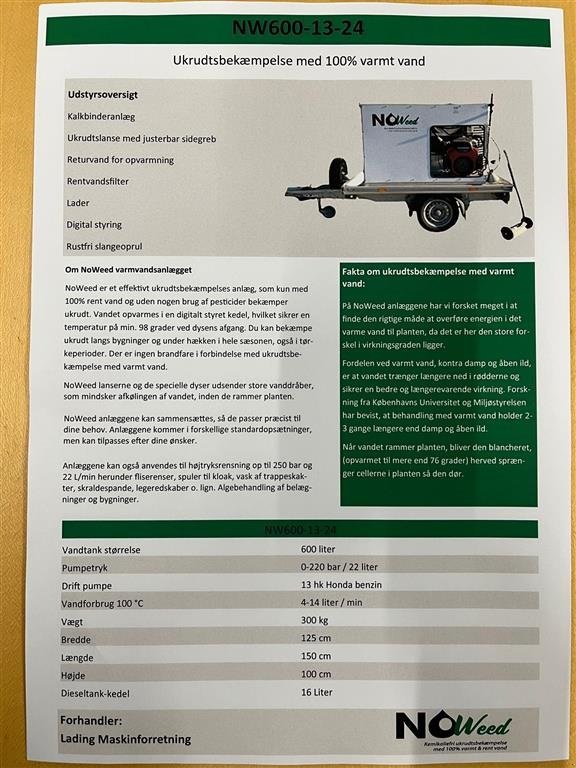 Sonstiges of the type Sonstige 600-13-24 Ukrudtsbekæmpelse med varmt vand., Gebrauchtmaschine in Tilst (Picture 5)