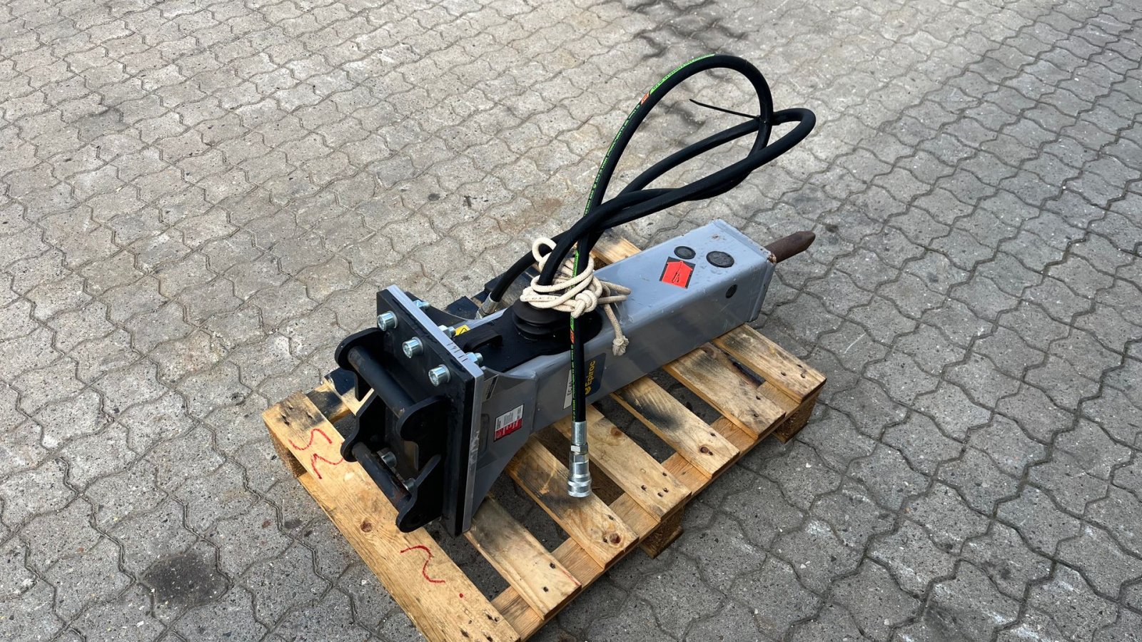 Sonstiges des Typs Sonstige 77kg oliehammer til 2-3 tons maskine SOM NY!, Gebrauchtmaschine in Rønnede (Bild 4)