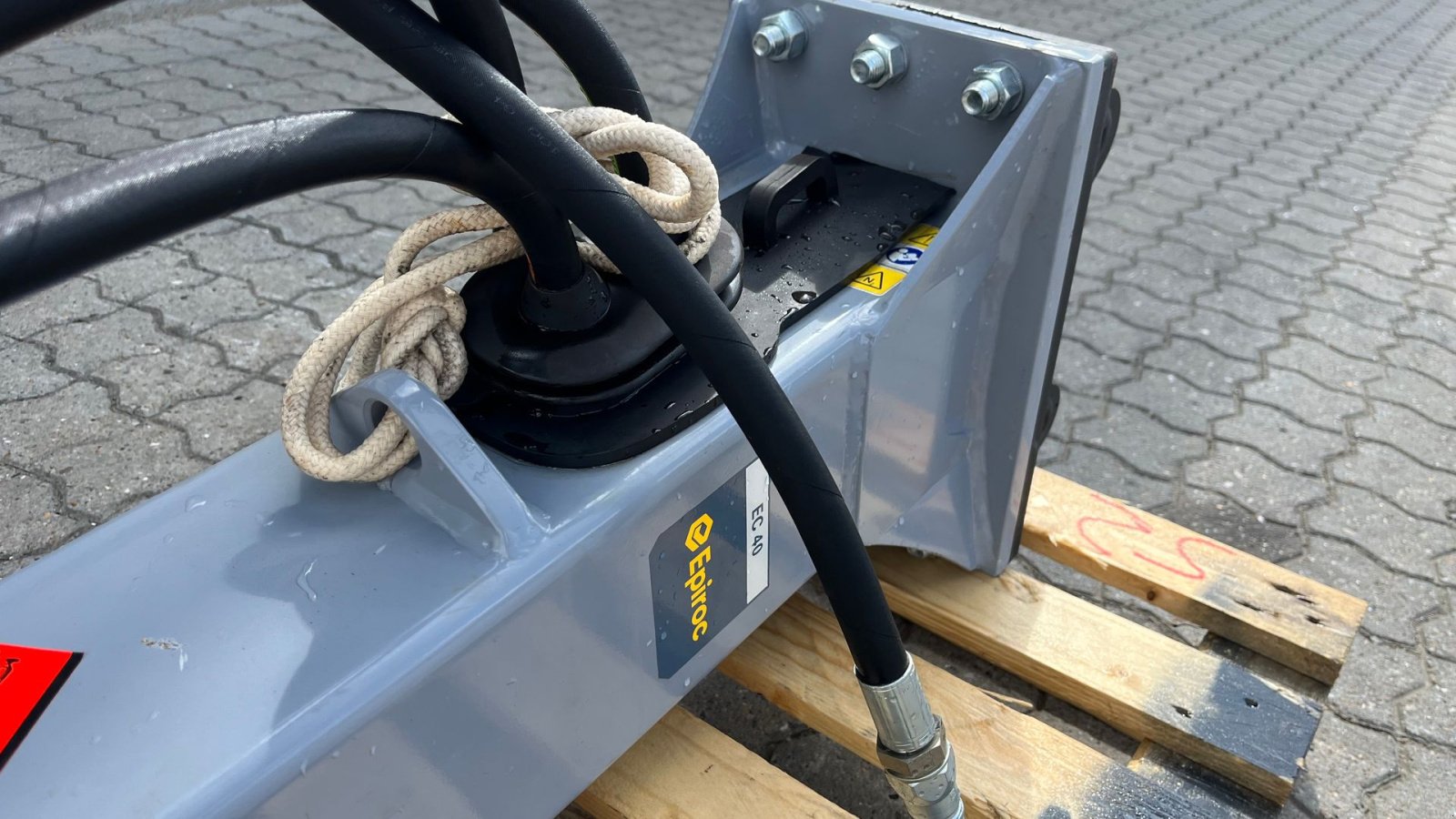 Sonstiges des Typs Sonstige 77kg oliehammer til 2-3 tons maskine SOM NY!, Gebrauchtmaschine in Rønnede (Bild 9)